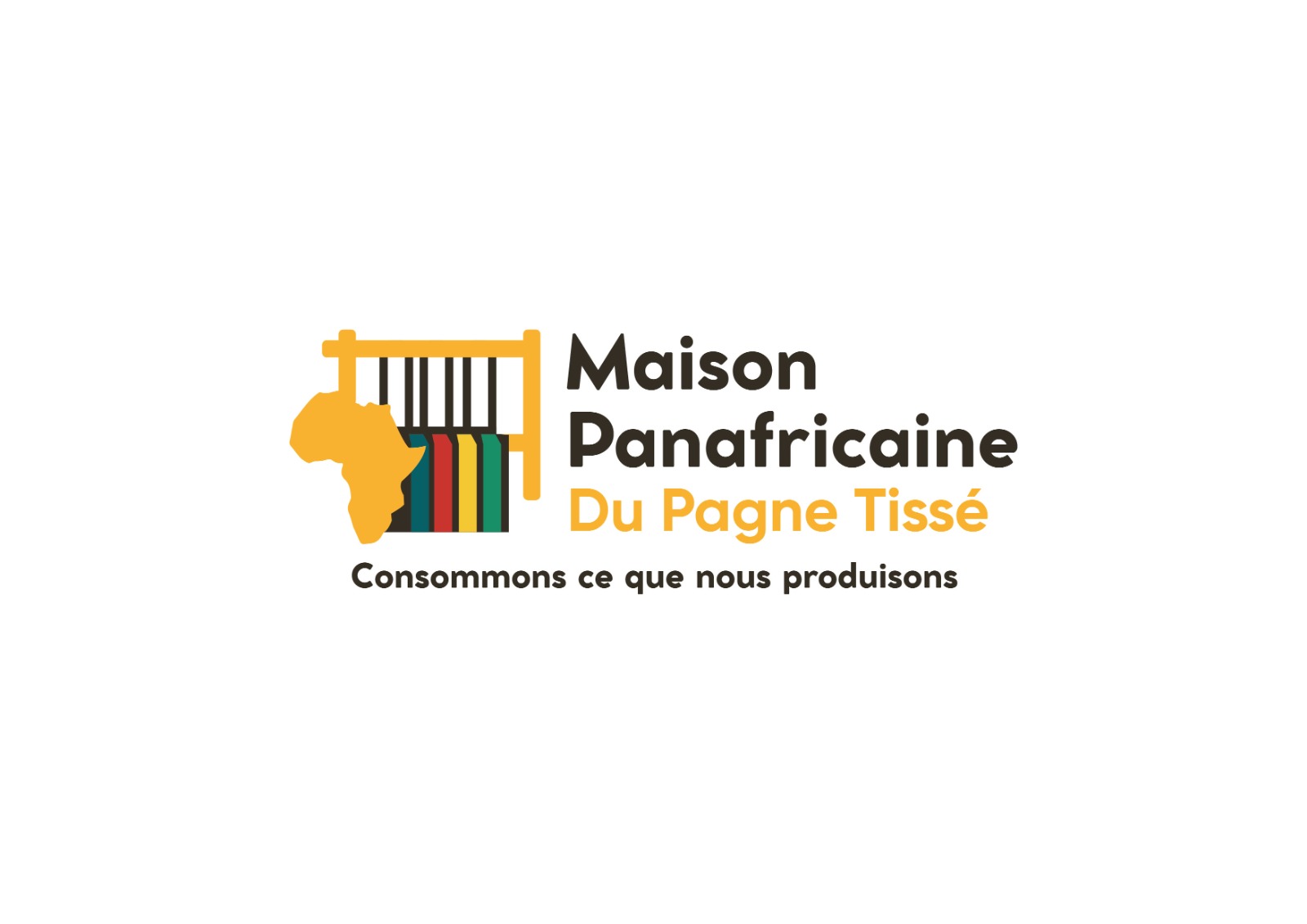 Logo de maison panafricaine du pagne tissé
