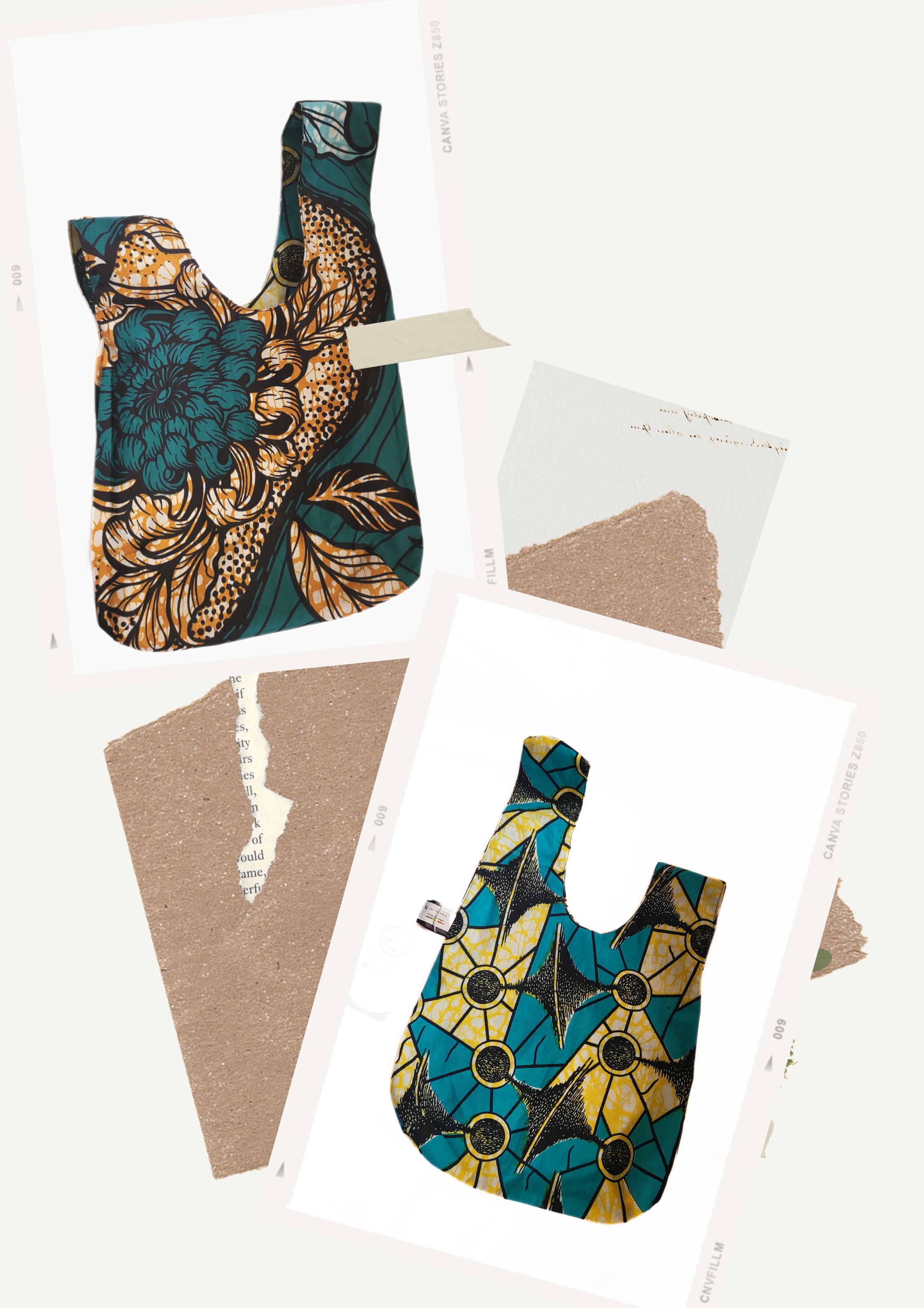 sac "knot bag "Dagana" wax